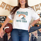 Football DTF Transfers, Ready to Press, T-shirt Transfers, Heat Transfer, Direct to Film, Couple, Matching, Miami Florida Married Into This