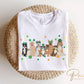 St. Patrick's Day DTF Transfer, Ready to Press, T-shirt Transfers, Heat Transfer, Direct to Film, Pet Mom, Clover, Cute, Dog Lover, Dog Mama
