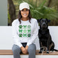 St. Patrick's Day DTF Transfer, Ready to Press, T-shirt Transfers, Heat Transfer, Direct to Film, Dog Lover, Dog Mama, Coquette Dog Paw Bows