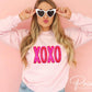 Valentine DTF Transfers, Ready to Press, T-shirt Transfers, Heat Transfer, Direct to Film, Holiday, Sparkle, Faux Sequin Pink Glitter XOXO