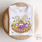 Mardi Gras DTF Transfer, Ready to Press, T-shirt Transfer, Heat Transfer, Direct to Film, Louisiana New Orleans, King Cake Coquette Bow