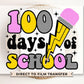 School DTF, Ready to Press, DIY T-shirt, Heat Transfer, Direct to Film, Preschool, Groovy, Cute, Teacher Gift, Pencil, 100 Days of School