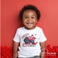 Valentine's Day DTF Transfer, Ready to Press, T-shirt Transfer, Heat Transfer, Direct to Film, Hearts, Boy, Monster Truck, Heart Crusher