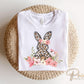 Easter DTF Transfer, Ready to Press, T-shirt Transfer, Heat Transfer, Direct to Film, Holiday, Floral, Doodle, Cheetah, Leopard Floral Bunny