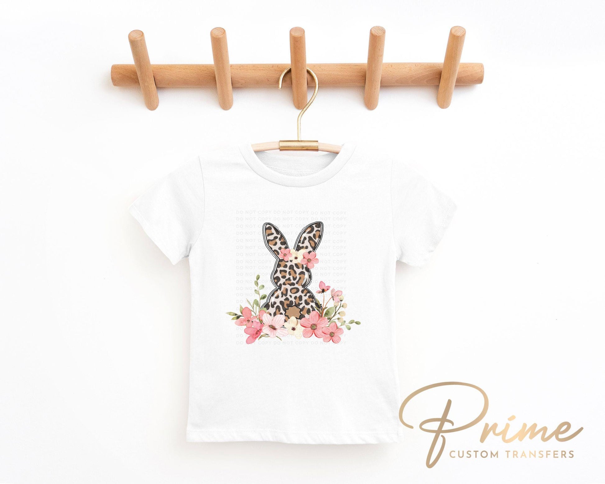 Easter DTF Transfer, Ready to Press, T-shirt Transfer, Heat Transfer, Direct to Film, Holiday, Floral, Doodle, Cheetah, Leopard Floral Bunny