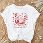 Valentine's Day DTF Transfers, Ready to Press, T-shirt Transfers, Heat Transfer, Direct to Film, Western, Love, Country, Floral Chicken