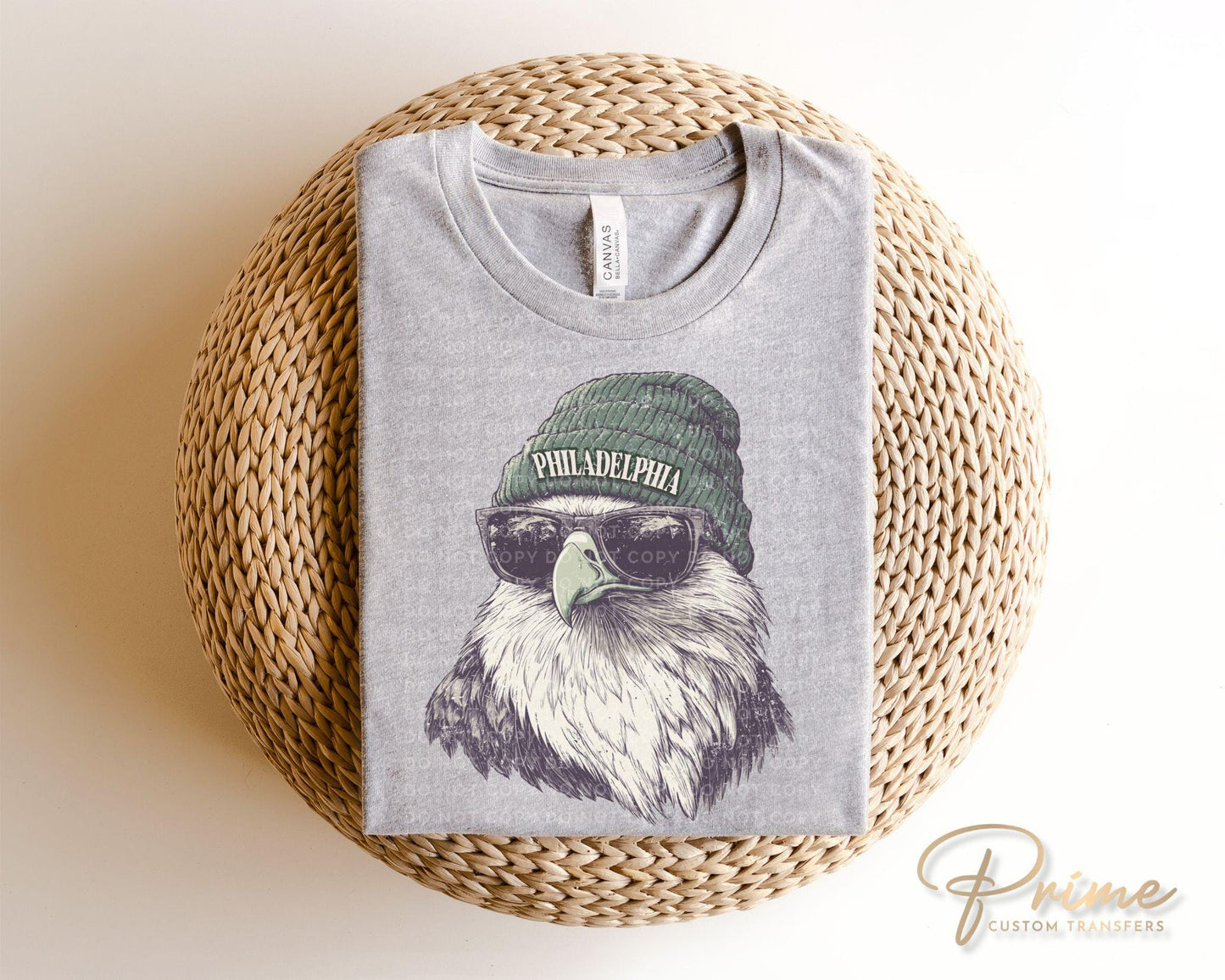 Football DTF Transfer, Ready to Press, T-shirt Transfer, Heat Transfer, Direct to Film, Sports Fan, Philly, Game Day, Philadelphia Football