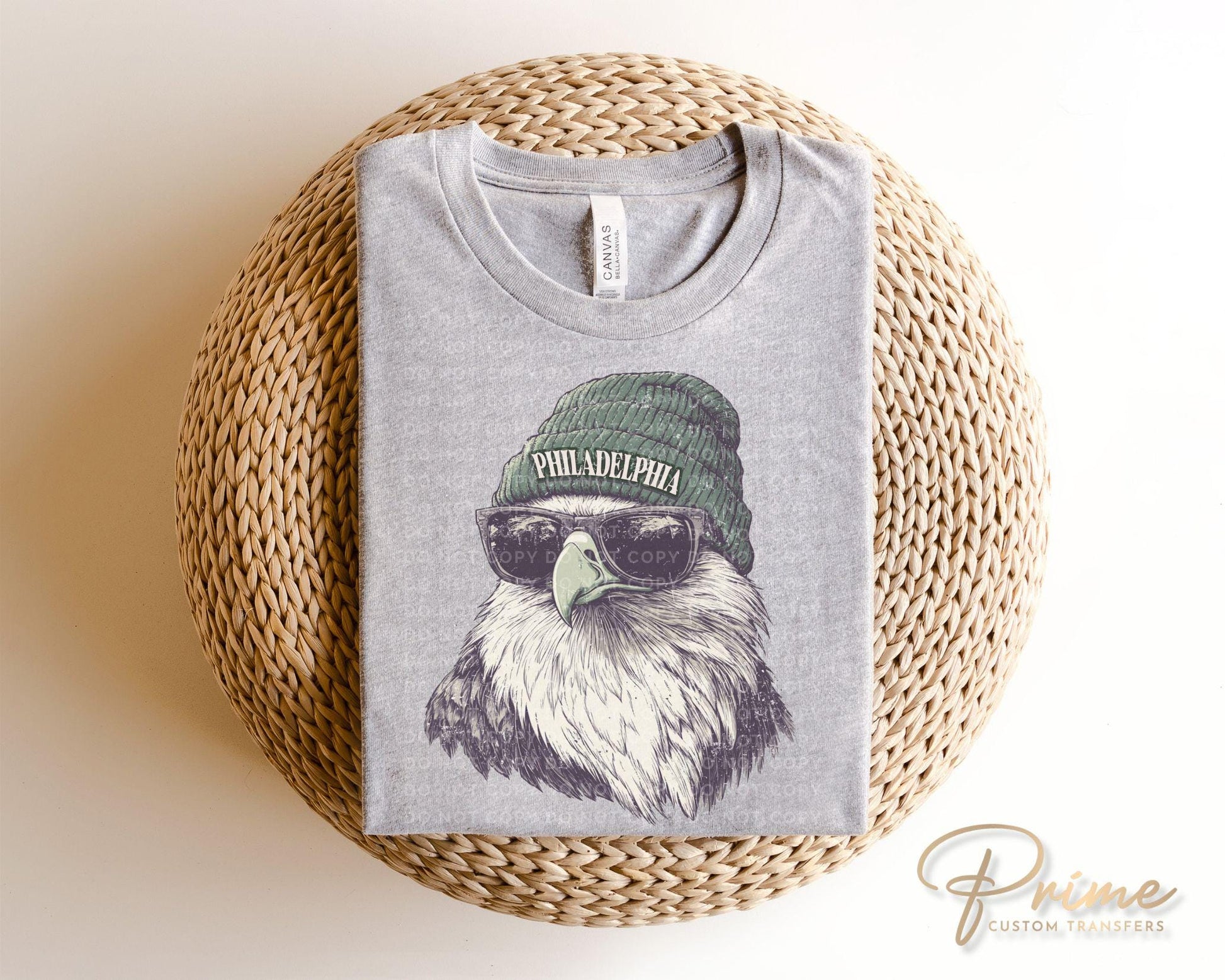 Football DTF Transfer, Ready to Press, T-shirt Transfer, Heat Transfer, Direct to Film, Sports Fan, Philly, Game Day, Philadelphia Football