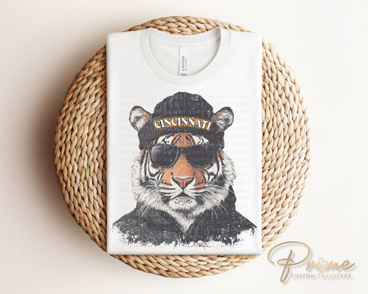 Football DTF Transfers, Ready to Press, T-shirt Transfers, Heat Transfer, Direct to Film, Sports, Sports Fan, Trendy, Cincinnati Football