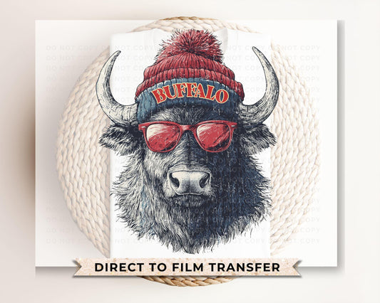Football DTF Transfer, Ready to Press, T-shirt Transfer, Heat Transfer, Direct to Film, Sports Fan Apparel, Game Day, Buffalo Football