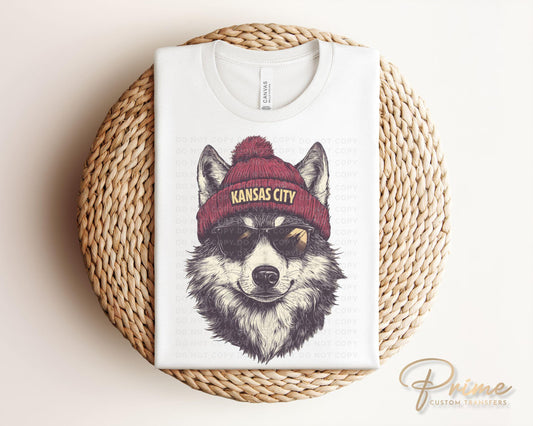 Football DTF Transfers, Ready to Press, T-shirt Transfers, Heat Transfer, Direct to Film, Sports Fan Apparel, Game Day, Kansas City Football