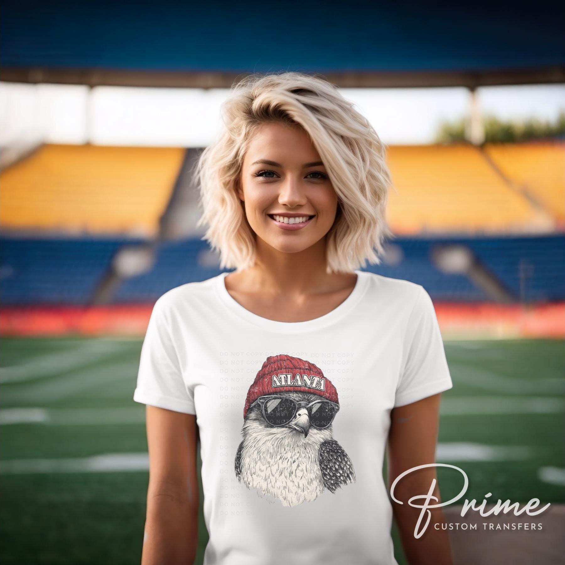 Football DTF Transfers, Ready to Press, T-shirt Transfers, Heat Transfer, Direct to Film, Sports, Sports Fan, Trendy, Atlanta Football