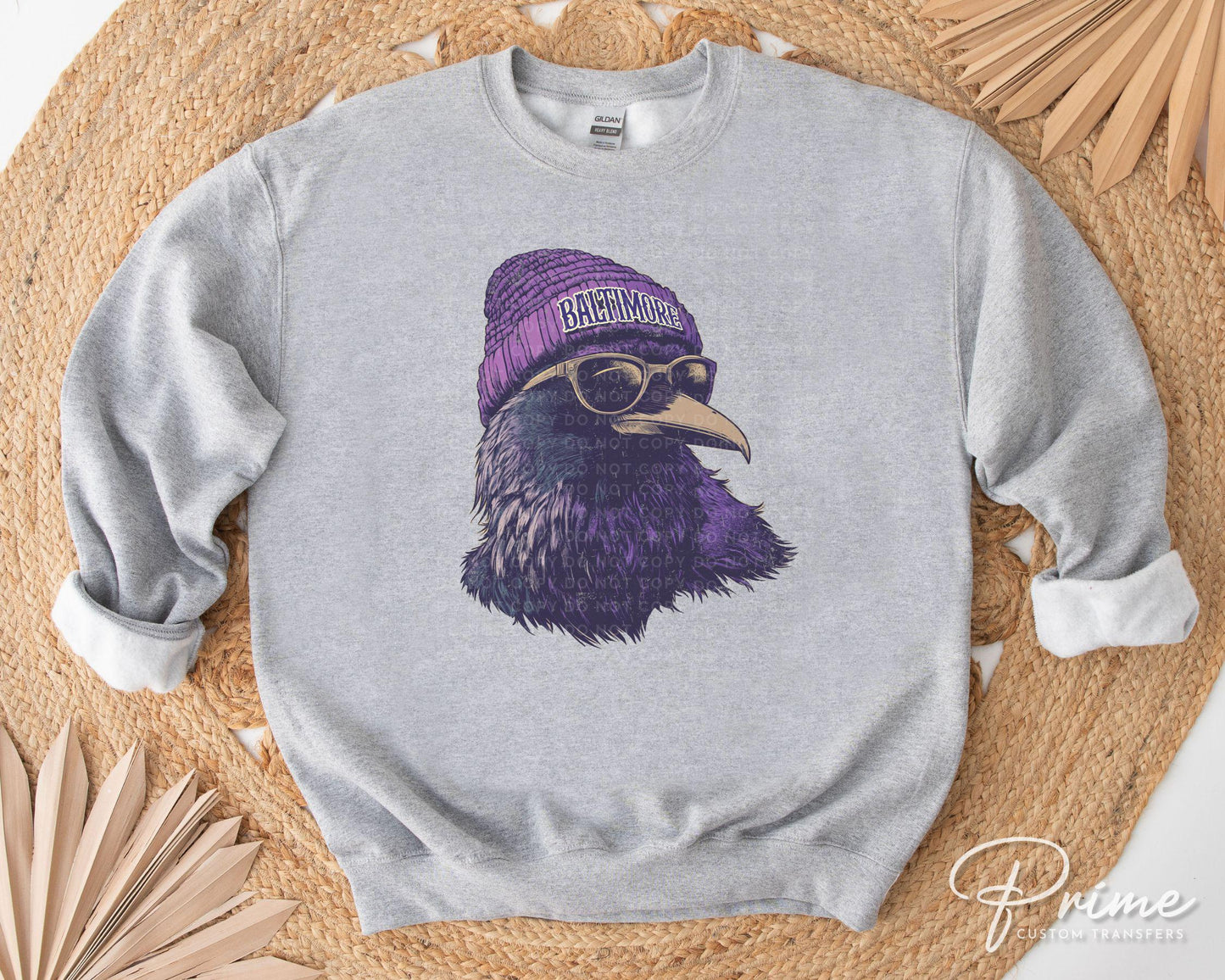 Football DTF Transfer, Ready to Press, T-shirt Transfer, Heat Transfer, Direct to Film, Sports Fan Apparel, Game Day, Baltimore Football