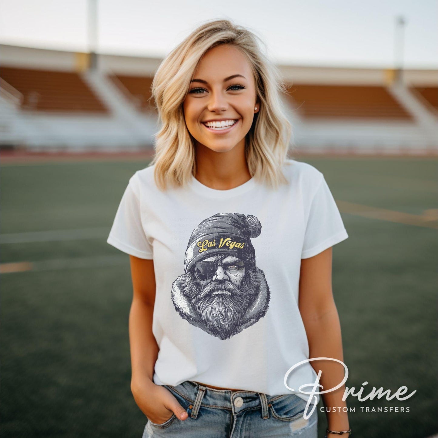 Football DTF Transfer, Ready to Press, T-shirt Transfer, Heat Transfer, Direct to Film, Sports Fan Apparel, Game Day, Las Vegas Football