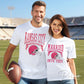 Football DTF Transfer, Ready to Press, T-shirt Transfer, Heat Transfer, Direct to Film, Wife Matching, Kansas City, Married Into This