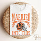 Football DTF Transfer, Ready to Press, T-shirt Transfer, Heat Transfer, Direct to Film, Sports, Wife Matching, Cincinnati Married Into This