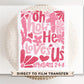 Christian DTF Transfers, Ready to Press, T-shirt Transfers, Heat Transfer, Direct to Film, Boho, Christian, Jesus, Bible, Oh How He Loves Us