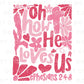 Valentine DTF Transfers, Ready to Press, T-shirt Transfers, Heat Transfer, Direct to Film, Holiday, Boho, Christian, Oh How He Loves Us