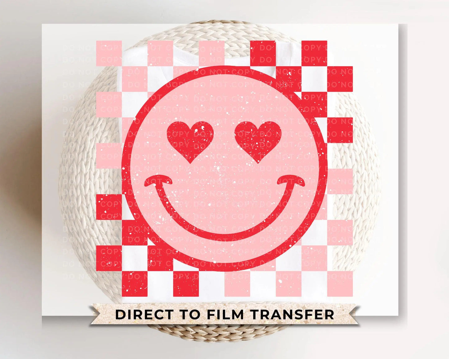 Valentine DTF Transfers, Ready to Press, T-shirt Transfers, Heat Transfer, Direct to Film, Holiday, Love, Groovy, Checkered, Valentine's Day