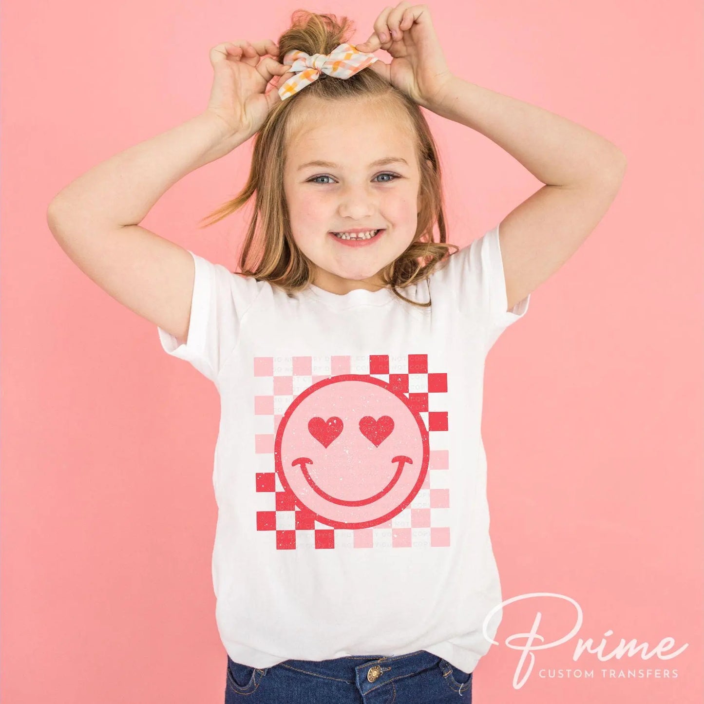 Valentine DTF Transfers, Ready to Press, T-shirt Transfers, Heat Transfer, Direct to Film, Holiday, Love, Groovy, Checkered, Valentine's Day