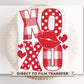 Valentine DTF Transfers, Ready to Press, T-shirt Transfers, Heat Transfer, Direct to Film, Holiday, Trendy, Hugs and Kisses, Lips, XOXO