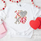 Valentine DTF Transfers, Ready to Press, T-shirt Transfers, Heat Transfer, Direct to Film, FAUX Gold Glitter, Brushstroke, Coquette XOXO