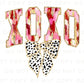 Valentine DTF Transfers, Ready to Press, T-shirt Transfers, Heat Transfer, Direct to Film, FAUX Gold Glitter, Brushstroke, Coquette XOXO