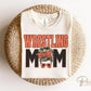 Wrestling Mom DTF Transfer, Ready to Press, T-shirt Transfer, Heat Transfer, Direct to Film, Wrestle, Mat, Pin, Sport, Bun, Orange and Black