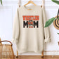 Wrestling Mom DTF Transfer, Ready to Press, T-shirt Transfer, Heat Transfer, Direct to Film, Wrestle, Mat, Pin, Sport, Bun, Orange and Black