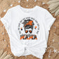 Wrestling Mom DTF Transfer, Ready to Press, T-shirt Transfer, Heat Transfer, Direct to Film, Wrestle, Mat, Pin, Sport, Bun, Orange and Black