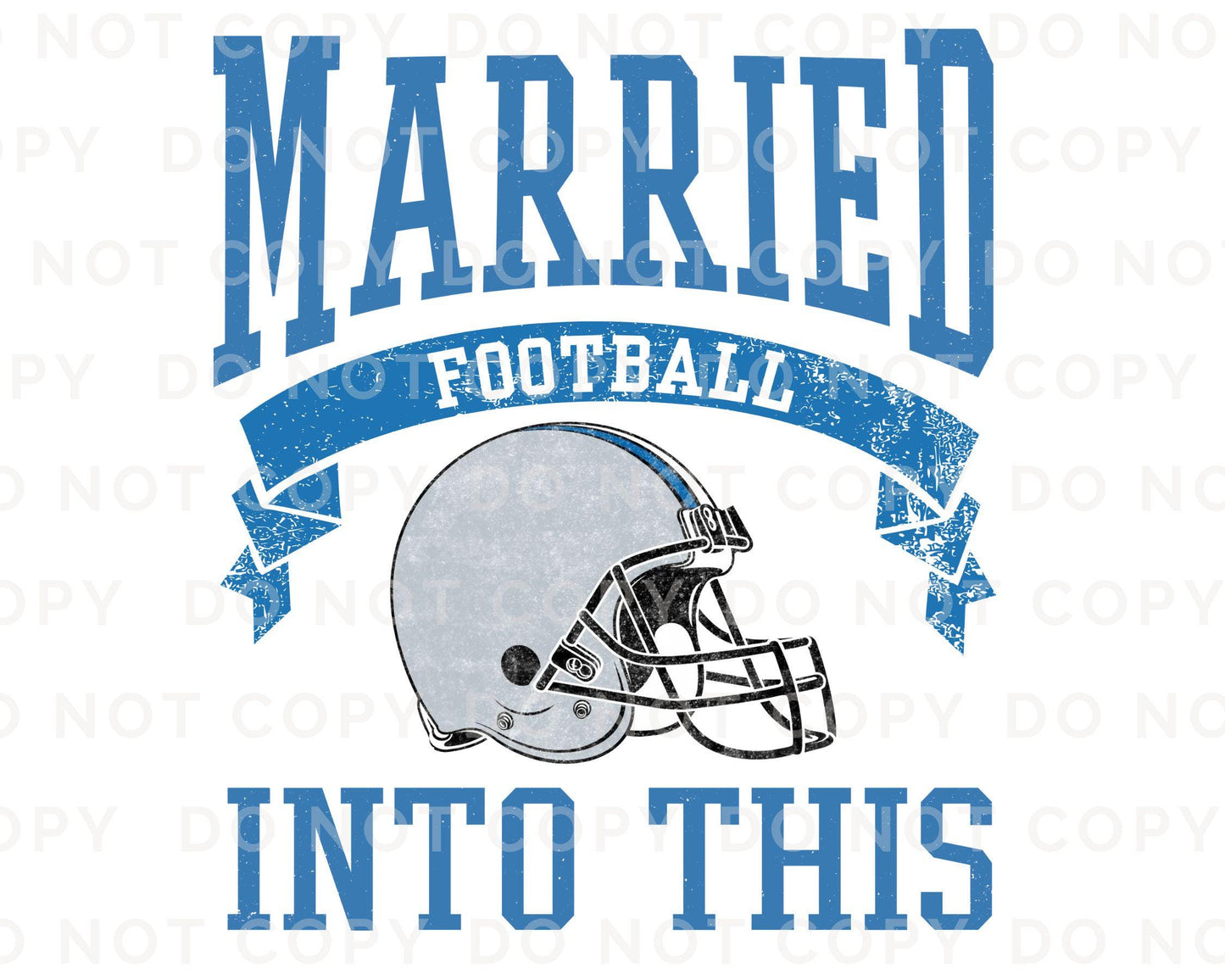 Football DTF Transfers, Ready to Press, T-shirt Transfers, Heat Transfer, Direct to Film, Sports, Wife Matching, Detroit Married Into This