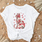 Valentine's Day DTF Transfers, Ready to Press, T-shirt Transfers, Heat Transfer, Direct to Film, Holiday, Pet Mom, Roses, Love, Cat Lover