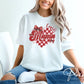 Valentine DTF Transfers, Ready to Press, T-shirt Transfers, Heat Transfer, Direct to Film, Holiday, Love, Matching, Checkered Mommy and Me
