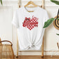 Valentine DTF Transfers, Ready to Press, T-shirt Transfers, Heat Transfer, Direct to Film, Holiday, Love, Matching, Checkered Mommy and Me