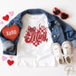 Valentine DTF Transfers, Ready to Press, T-shirt Transfers, Heat Transfer, Direct to Film, Holiday, Love, Matching, Checkered Mommy and Me