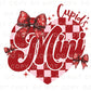 Valentine DTF Transfers, Ready to Press, T-shirt Transfers, Heat Transfer, Direct to Film, Holiday, Love, Matching, Checkered Mommy and Me