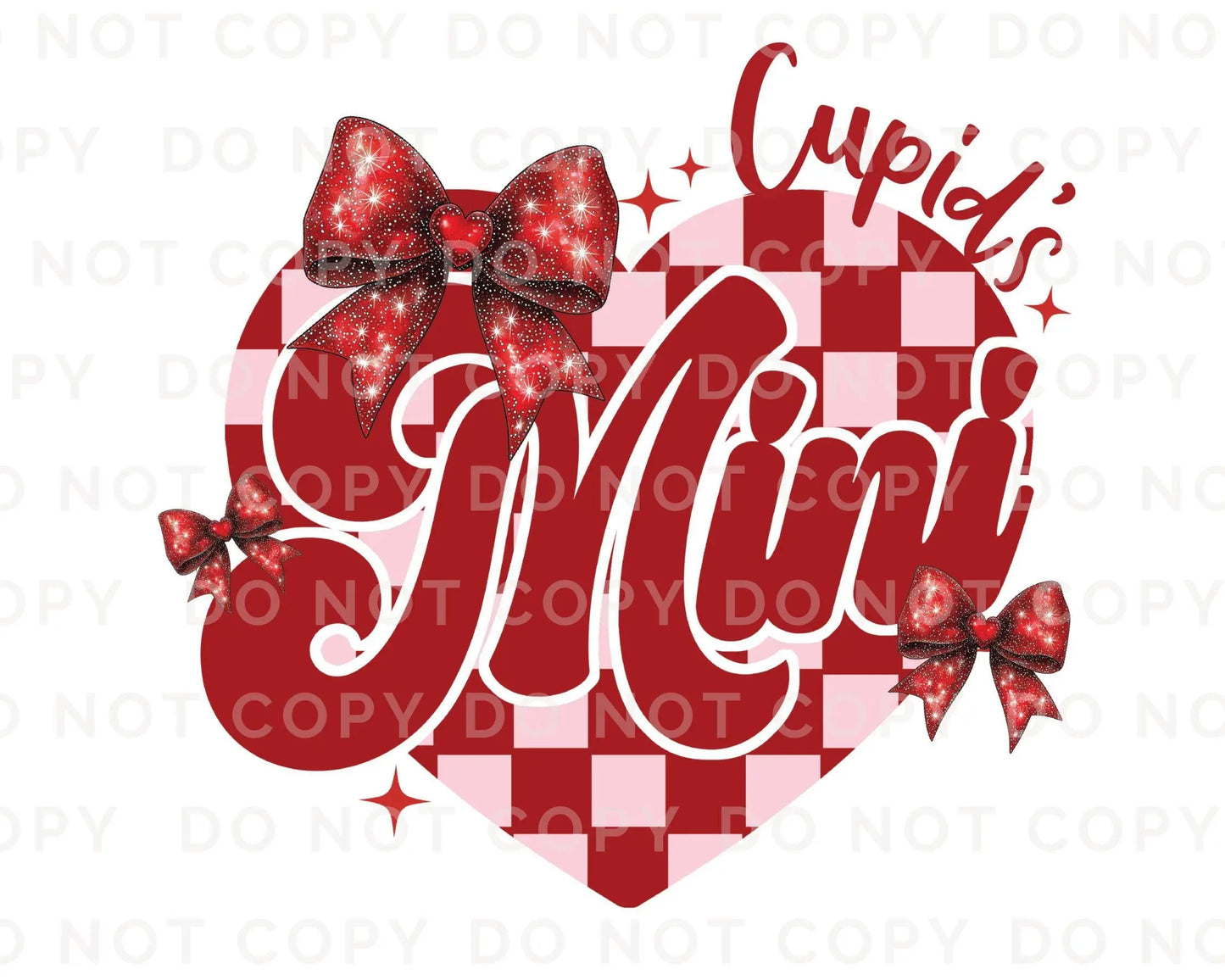 Valentine DTF Transfers, Ready to Press, T-shirt Transfers, Heat Transfer, Direct to Film, Holiday, Love, Matching, Checkered Mommy and Me