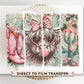 Valentine's Day DTF Transfers, Ready to Press, T-shirt Transfer, Heat Transfer, Direct to Film, Trendy, Girly, Cowgirl, Western Highland Cow