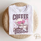 Valentine's Day DTF Transfer, Ready to Press, T-shirt Transfer, Heat Transfer, Direct to Film, Single Girl, Funny, Coffee, Skull, Skeleton
