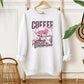 Valentine's Day DTF Transfer, Ready to Press, T-shirt Transfer, Heat Transfer, Direct to Film, Single Girl, Funny, Coffee, Skull, Skeleton