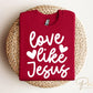 Valentine DTF Transfers, Ready to Press, T-shirt Transfers, Heat Transfer, Direct to Film, Holiday, Boho, Christian, Love Jesus Valentine