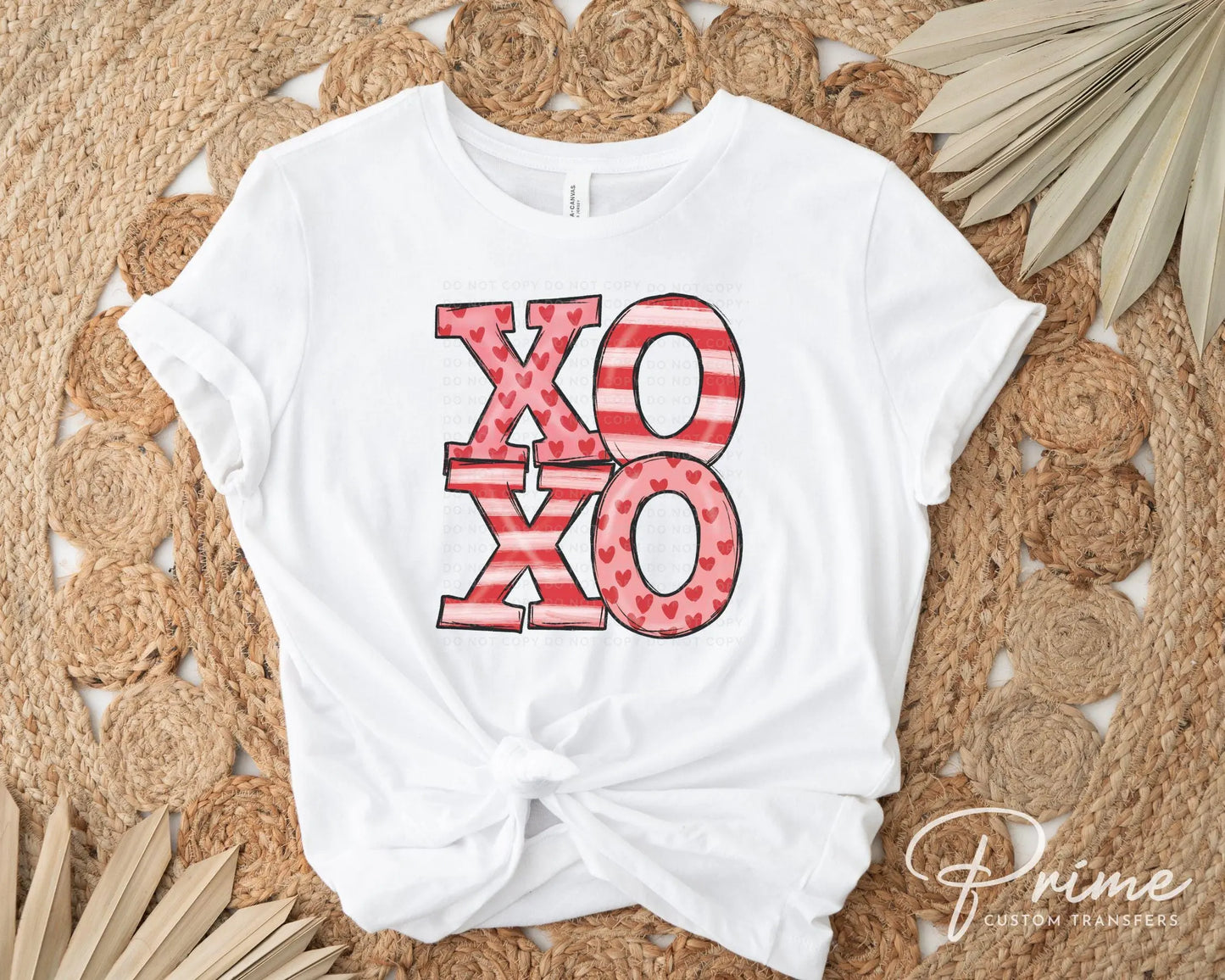 Valentine's Day DTF Transfer, Ready to Press, T-shirt Transfer, Heat Transfer, Direct to Film, Holiday, Love, Cute, Kids, Doodle XOXO
