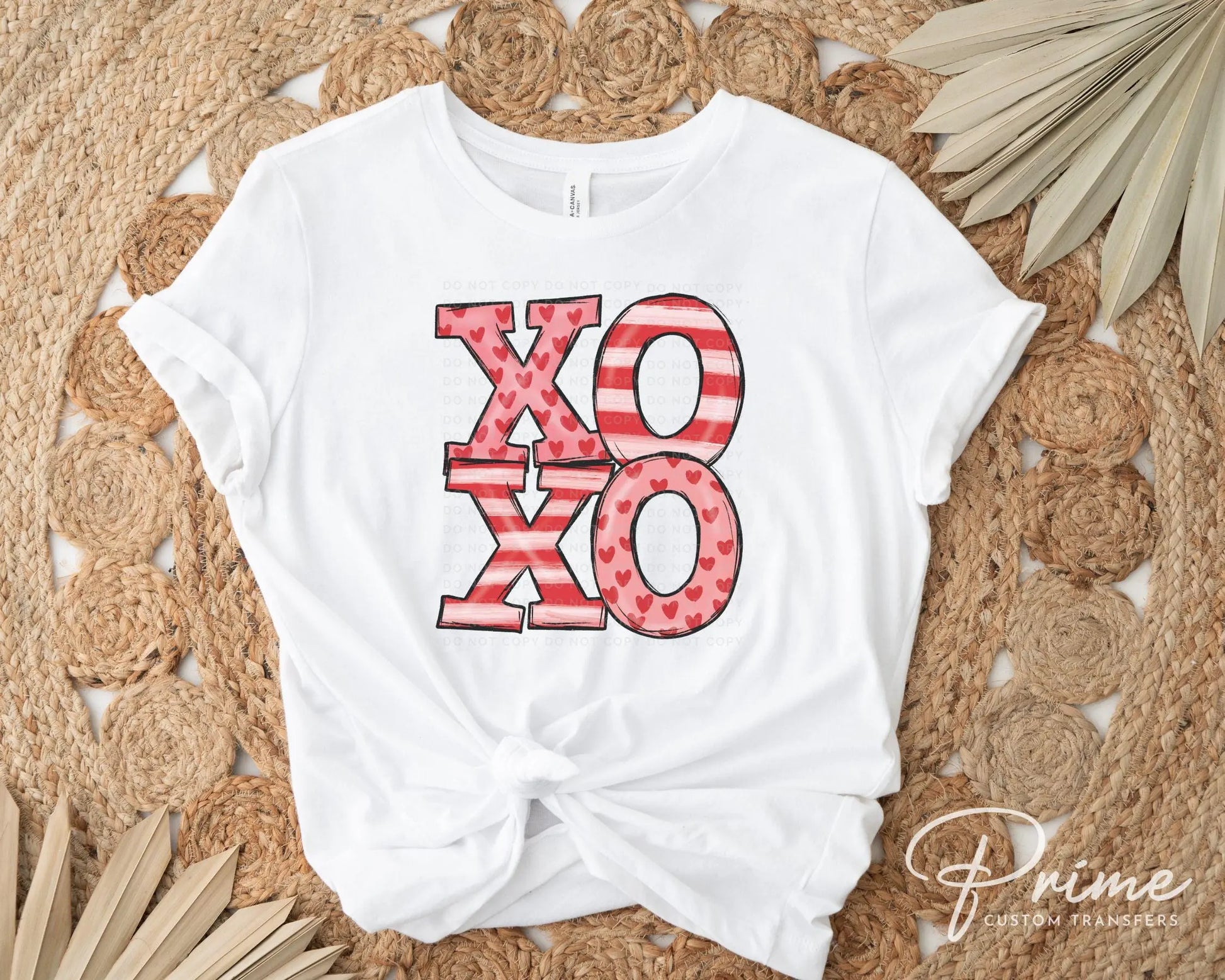 Valentine's Day DTF Transfer, Ready to Press, T-shirt Transfer, Heat Transfer, Direct to Film, Holiday, Love, Cute, Kids, Doodle XOXO