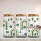 Saint Patrick's Day UV DTF Libbey 16oz Cup Wrap Sticker, Ready to Apply, No Heat, Permanent Adhesive, Waterproof, Glass Can, Lucky Shamrocks