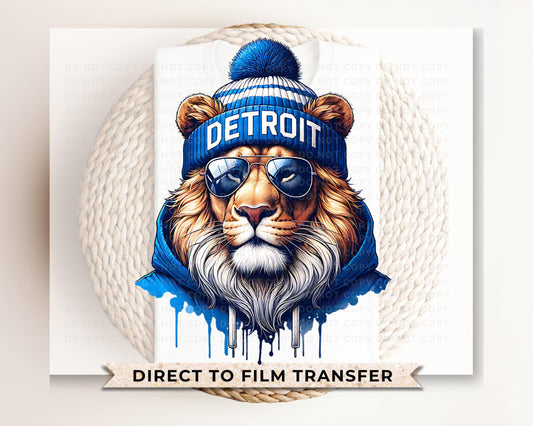 Football DTF Transfers, Ready to Press, T-shirt Transfers, Heat Transfer, Direct to Film, Sports Fan, Game Day, Michigan, Detroit Football
