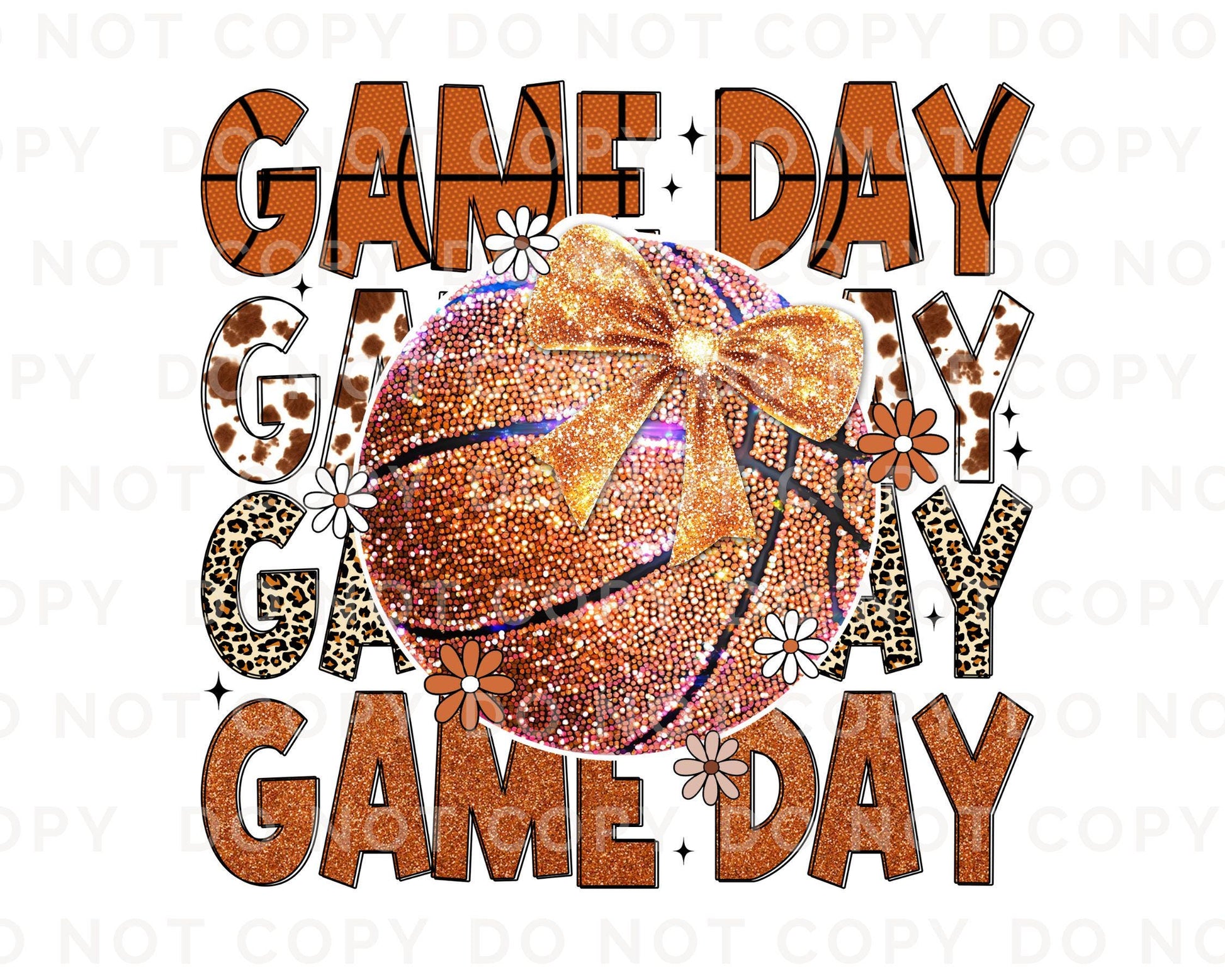 Basketball DTF Transfers, Ready to Press, T-shirt Transfers, Heat Transfer, Direct to Film, Sports Mom, Coquette Bow, Game Day, Trendy