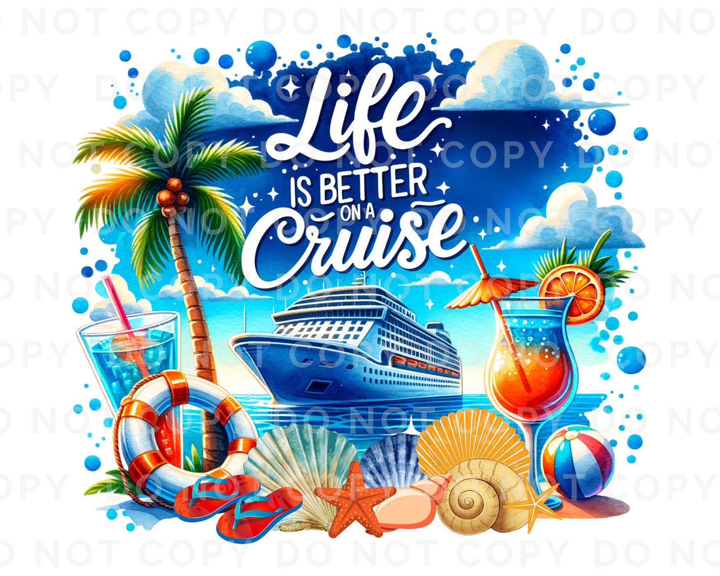 Family Cruise DTF Transfer, Ready to Press, T-shirt Transfer, Heat Transfer, Direct to Film, Trip, Vacation, Matching, Fun Memories, 2025