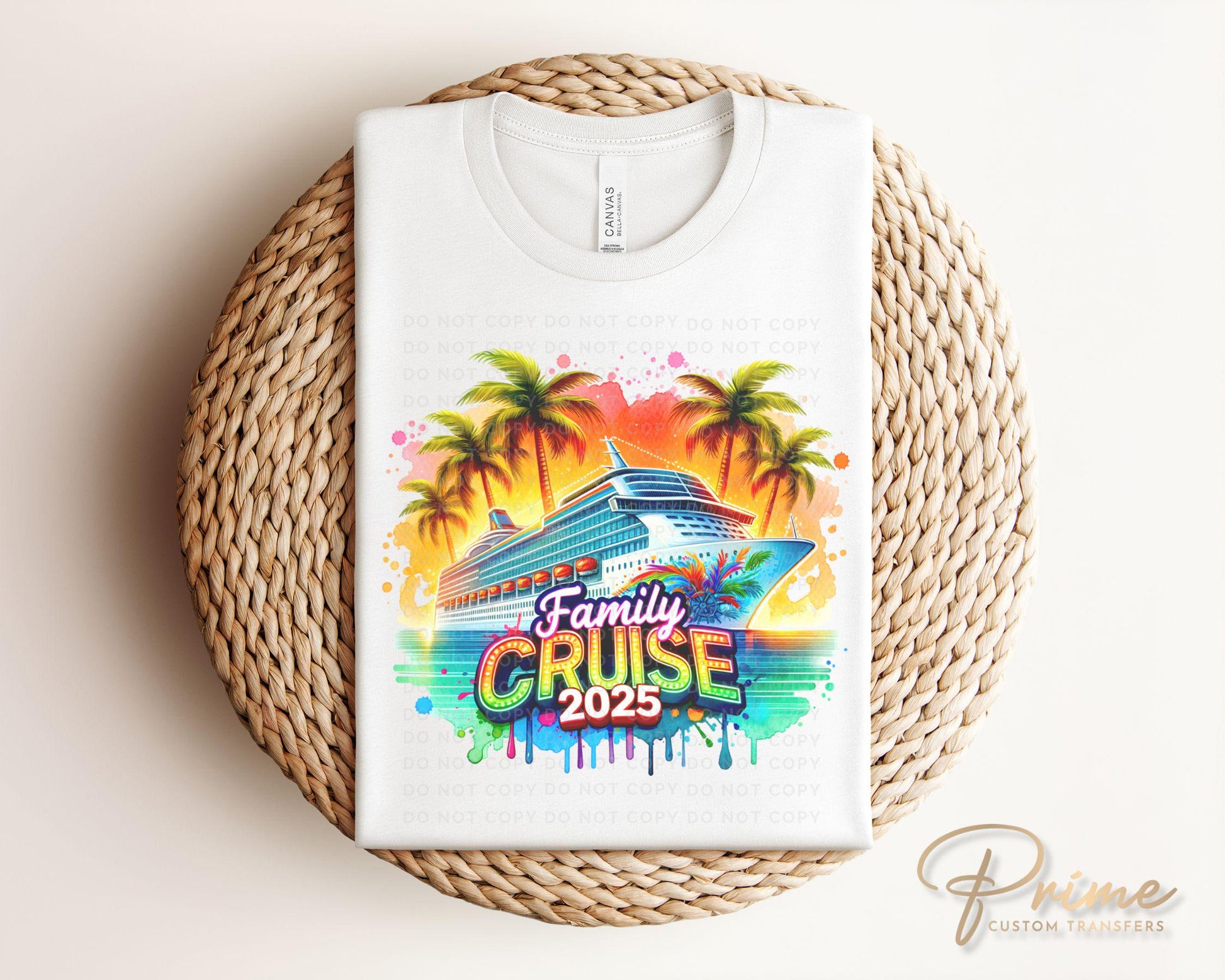 Family Cruise DTF Transfer, Ready to Press, T-shirt Transfer, Heat Transfer, Direct to Film, Trip, Vacation, Matching, Fun Memories, 2025