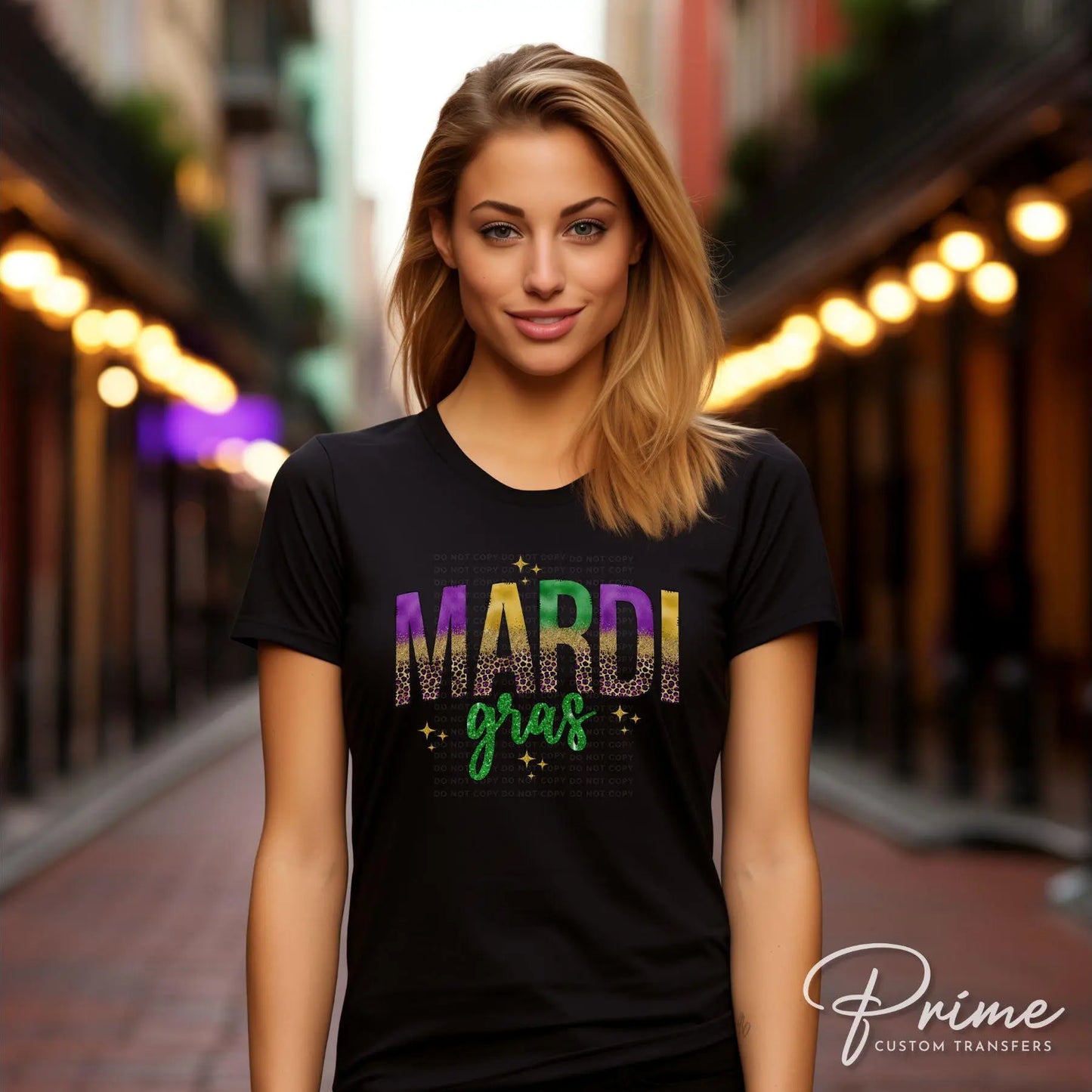 Mardi Gras DTF Transfer, Ready to Press, T-shirt Transfer, Heat Transfer, Direct to Film, Louisiana New Orleans, Mardi Gras Faux Sequin