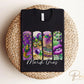 Mardi Gras DTF Transfer, Ready to Press, T-shirt Transfer, Heat Transfer, Direct to Film, Louisiana New Orleans, Coquette Bow FAUX Glitter